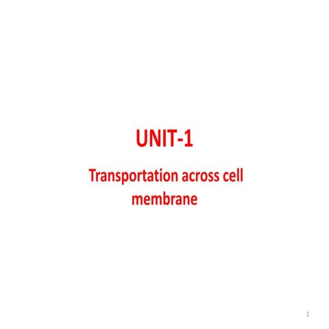 UNIT-I-cell transport.pptx