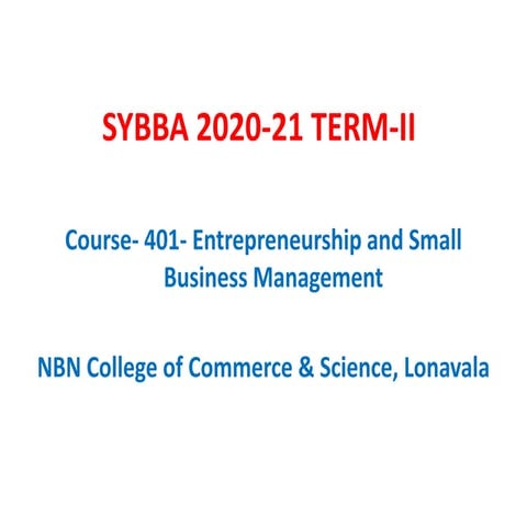 UNIT-I-Entrepreneurship Development BBA Sem IV.ppt