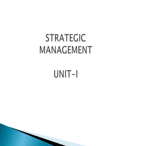 Strategic management