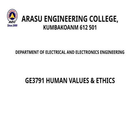 Unit- I Democratic Values humsn value ethics