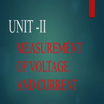 FUNDAMENTAL OF VOLTAGE AND CURRENT