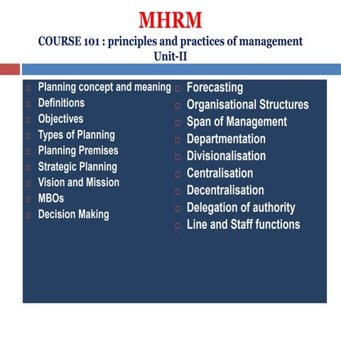 Principles and Practices of Management unit-ii.pptx