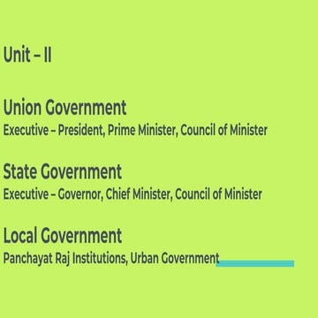 Constitution Three Tier Government Unit-II.pptx