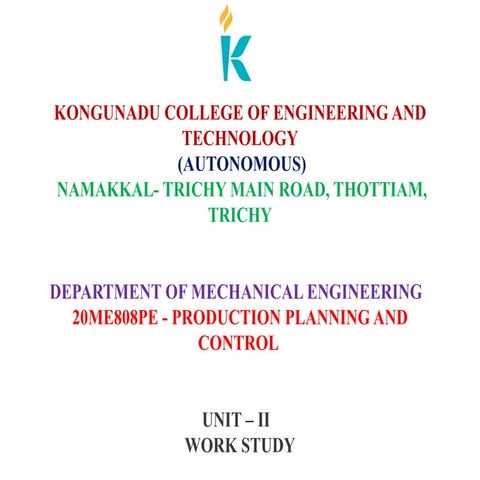 UNIT-II  WORK STUDY                                  .pptx