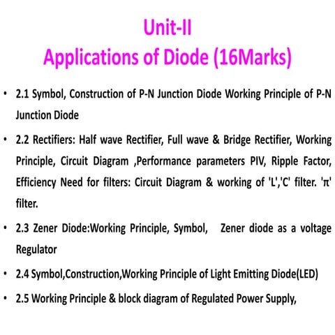 Unit-II-Applications of Diode ppt Eng.pdf