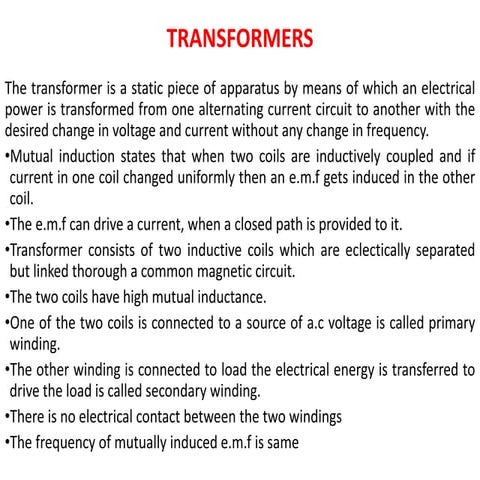 Unit-II-Transformers.ppt
