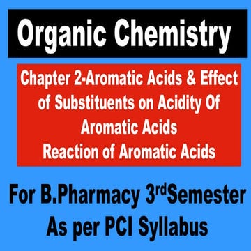 Unit ii (3) Aromatic Acids