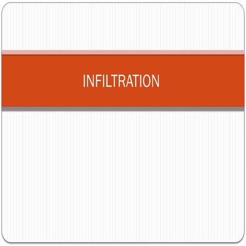 Infiltration equations and index | PPTX