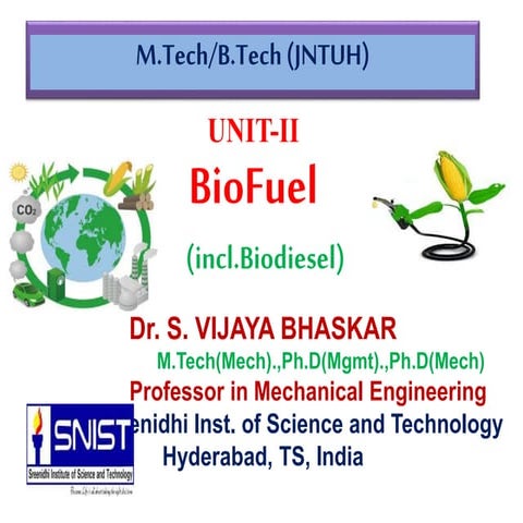 BioFuels (Incl. Biodiesel)