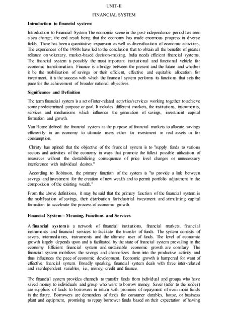 Banking and Financial Service Unit 2