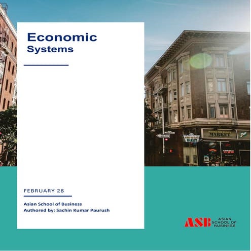 Economic System | Socialism | Capitalism | Mixed Economy | 