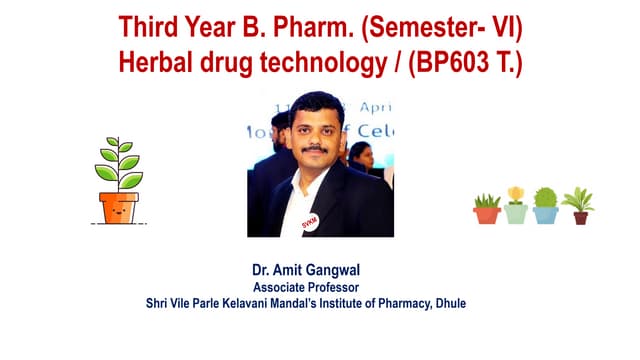 Unit-II Herbal Drug Technology.pdf