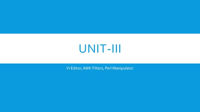 VI Editor
