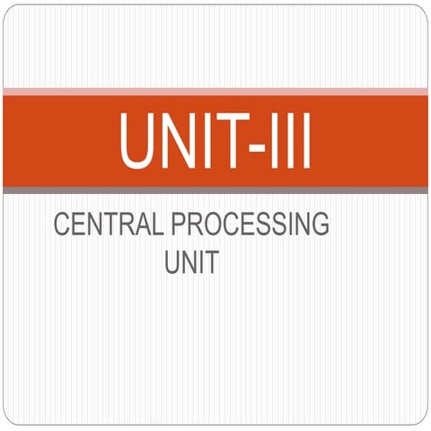 Unit iii | PPT