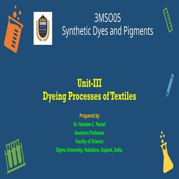Dyeing Process of Textile for Dyes and Pigments