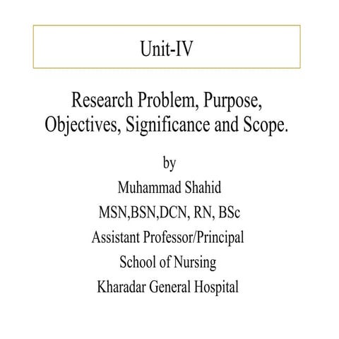 UNIT-III-A Conceptualizing Research Problems, Purpose, Hypothesis.ppt