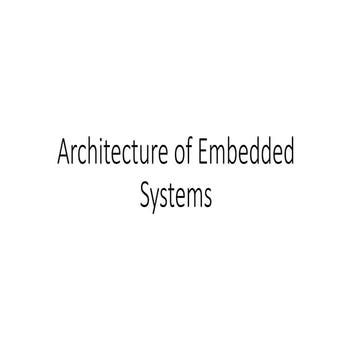 hardware and software architecture of Emedded Systems.pptx