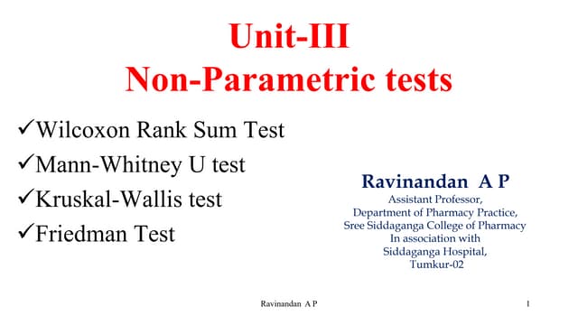 Unit-III Non-Parametric Tests BSRM.pdf