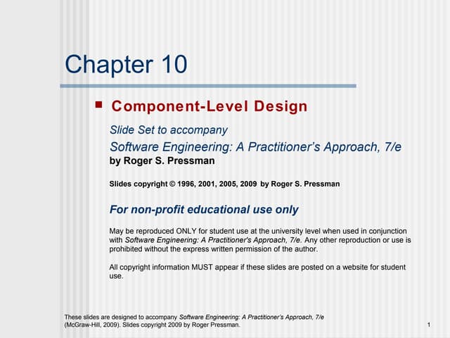 Unit   iii(part d - component level design)