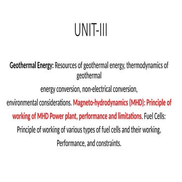 UNIT-III RER renewal Energy Resources ppt