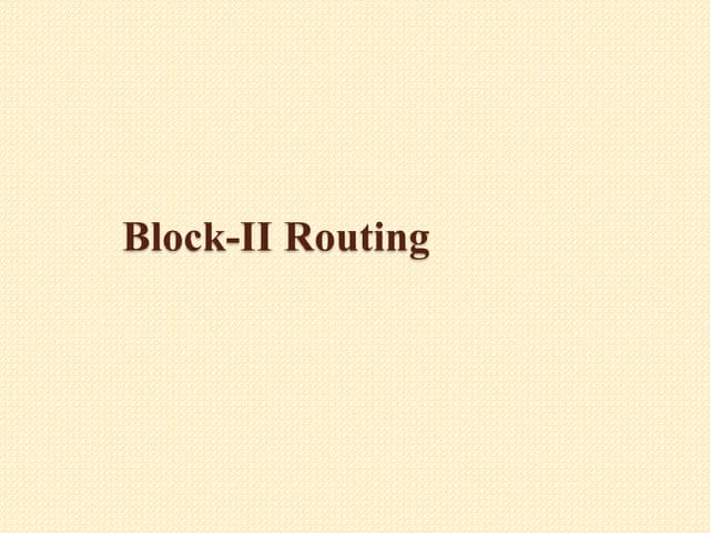Routing Protocol in detail