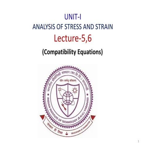Comprehensive Analysis of Stress, Strain, and Compatibility Equations ...