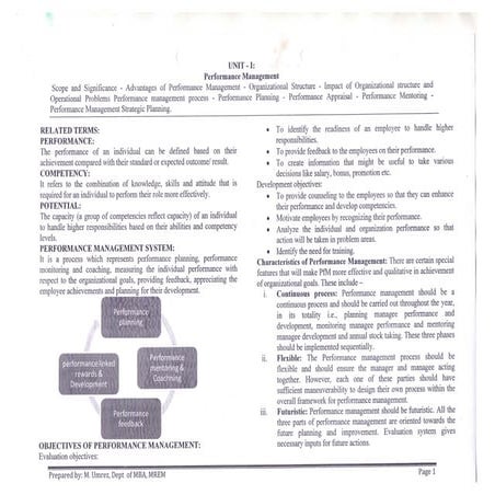 Performance Management | PPTX