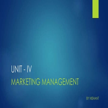 Marketing Management