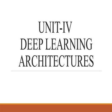 UNIT-IV.pptx Deep Learning overview algo