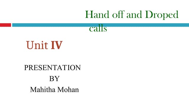 unit-iv-hand-off-and-droped-calls in mobile comunication