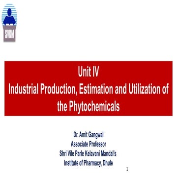 Unit-IV Pharmacognosy and phytochemistry II.pdf