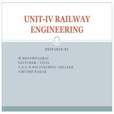 Railway engineering
