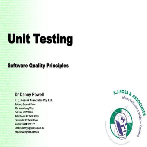Unit Testing