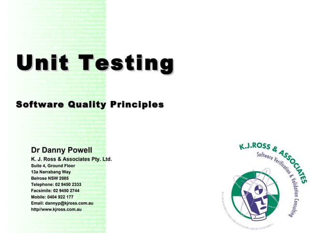 Testing