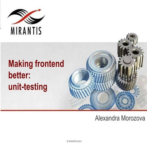 Unit testing js | PPT