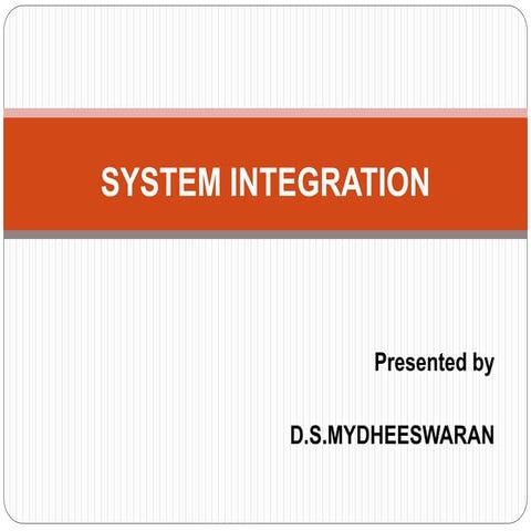 System integration in real-time operating systems