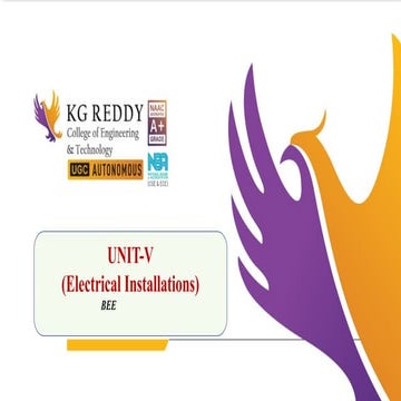 electrical installation presentation detil slide