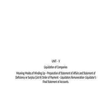 UNIT - V - LIQUIDATION.pptx of accounts.