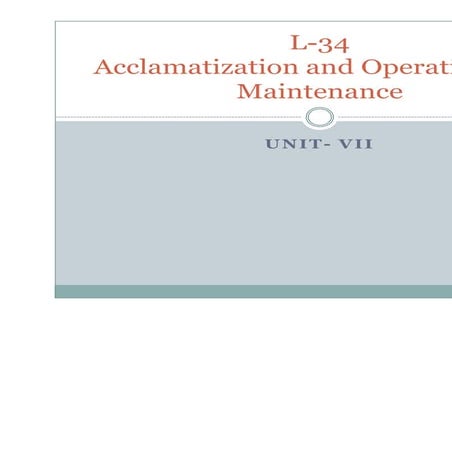 Unit vii
