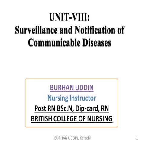 UNIT-VIII SURVEILLANCE AND NOTIFICATION OF COMMUNICABLE DISEASES.pdf