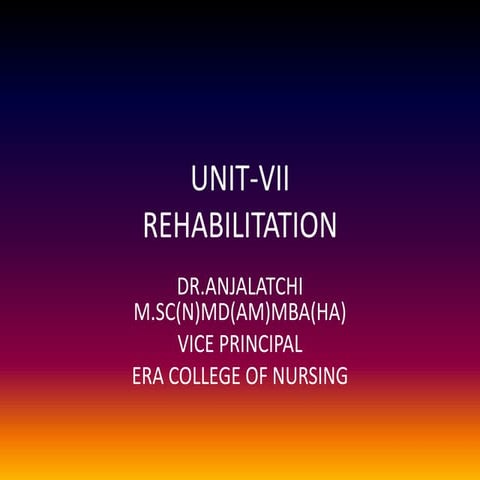 UNIT-VII REHABILITATION M.SC II YEAR.pptx