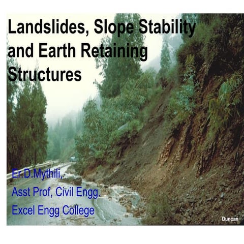 UNIT-V Slope Stability - Land Slides.ppt