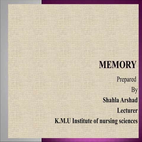Unit-X-Memory (2)-1.ppt developmental psychology | PPT
