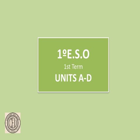STARTER UNIT 1ºESO 
