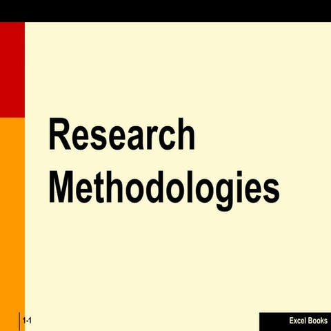 Research Methodologies 