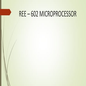 Microprocessor | PPT