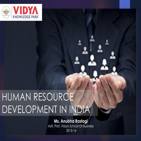 Human Resource Development in INDIA