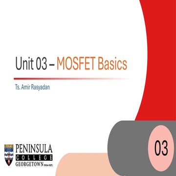 Unit03-MOSFET P1+P2 Update basics explanation.pdf