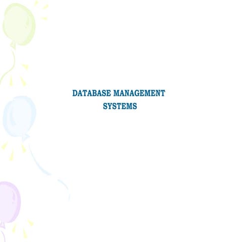 Unit07 dbms | PPT | Databases | Computer Software and Applications