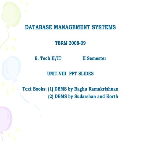 RDBMS Storage management from raghu ramakrishna